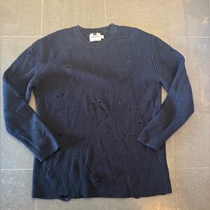 Topman Distressed Ripped Sweater